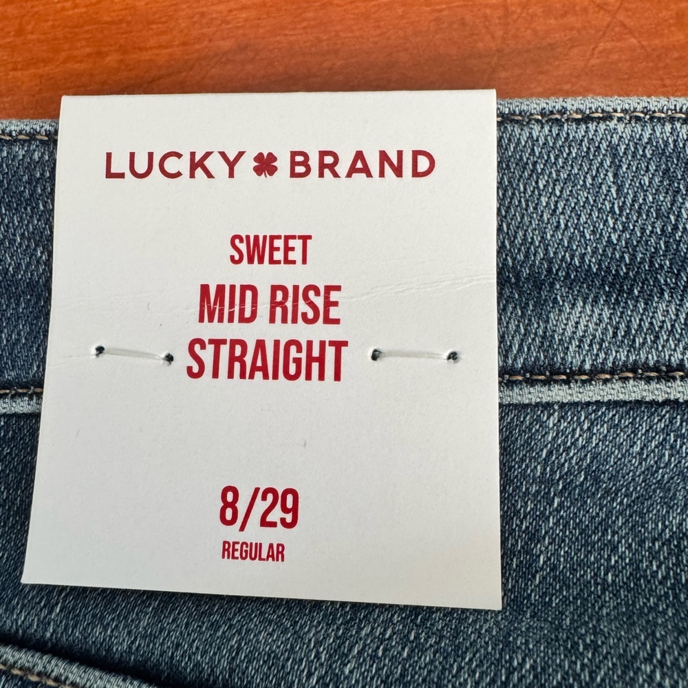 Lucky Brand Dark Wash Straight Jeans - Picture 3 of 5